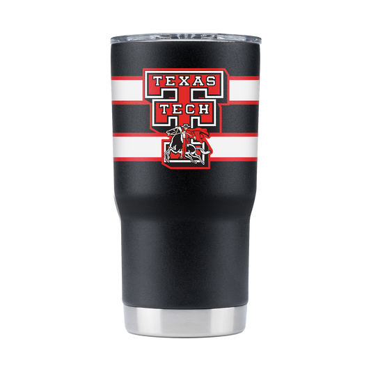 Texas Tech College Vault 20oz Black Tumbler
