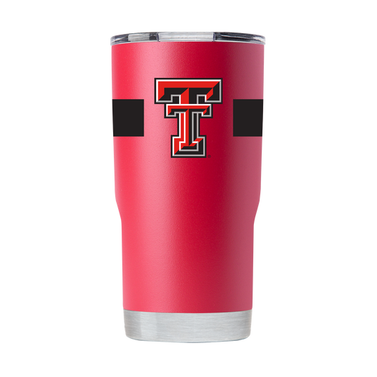 Texas Tech 20oz Red Raiders Red Tumbler w-Stripes