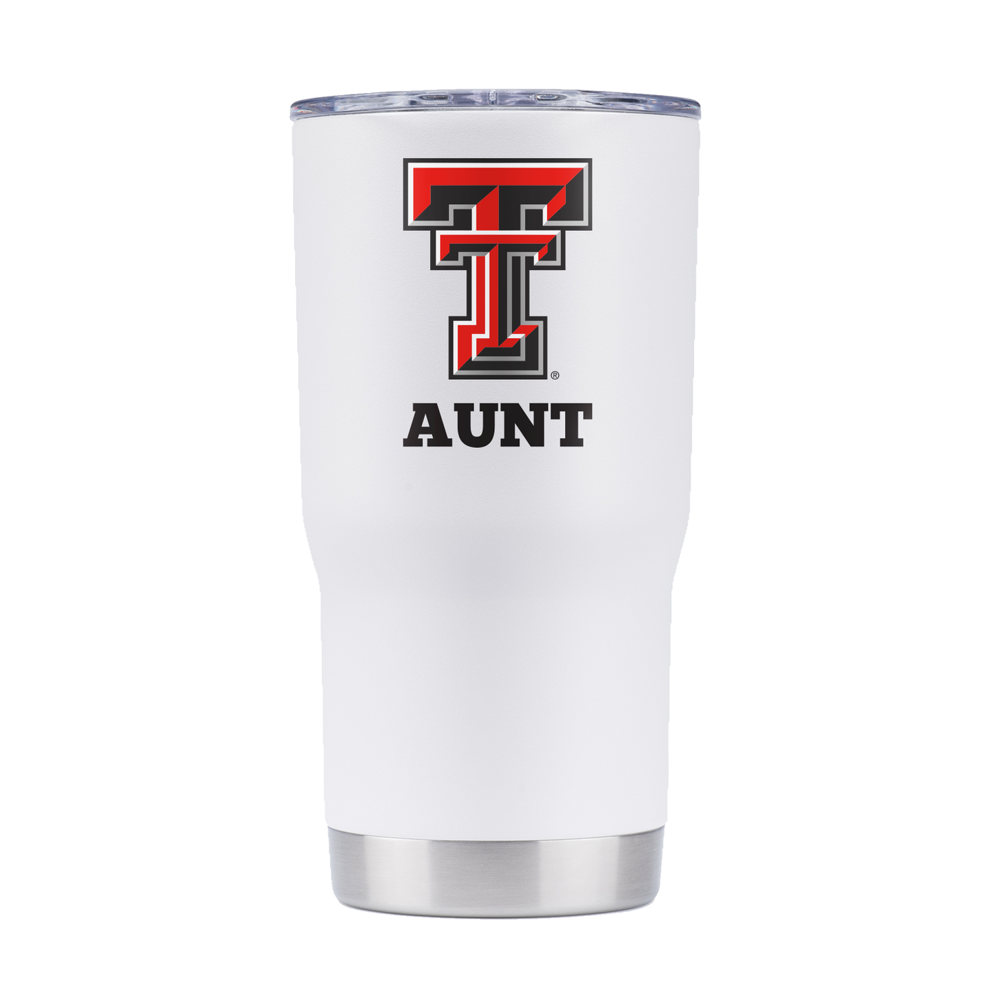 Texas Tech 20oz Red Raiders Black Tumbler - "Aunt"