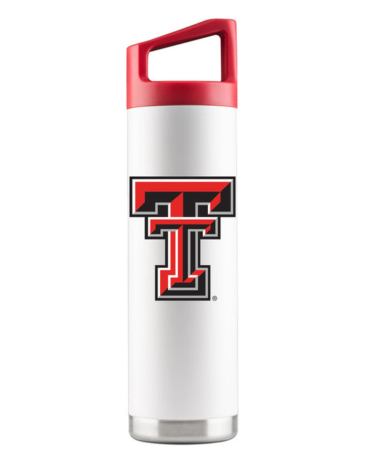 Texas Tech 22oz White Bottle
