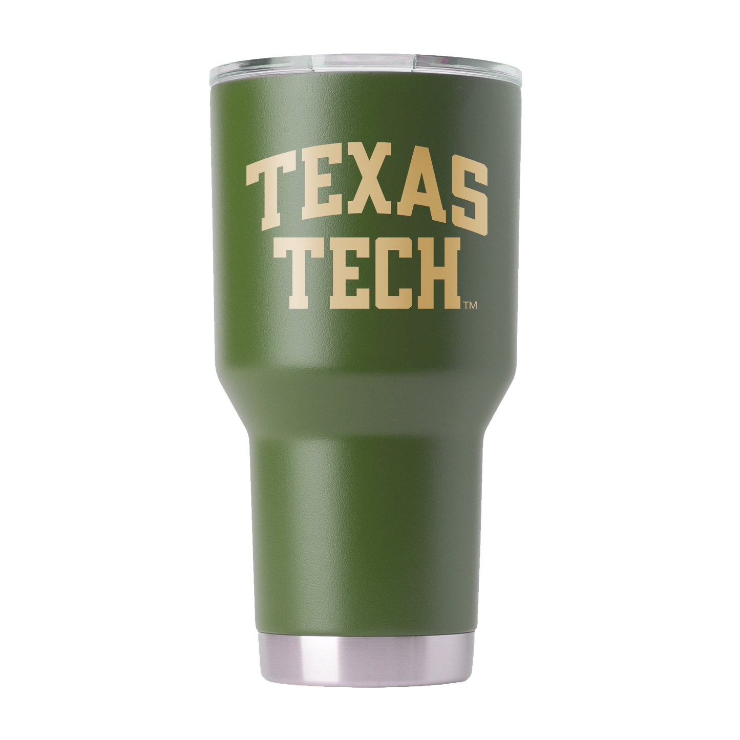 Texas Tech 30oz Red Raiders Olive Green Tumbler - American Flag