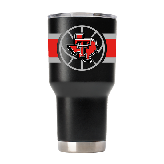 Texas Tech 30oz Red Raiders Basketball Tumbler