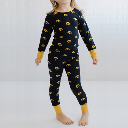 Iowa Hawkeyes Pajamas Tailgate Tikes 2T