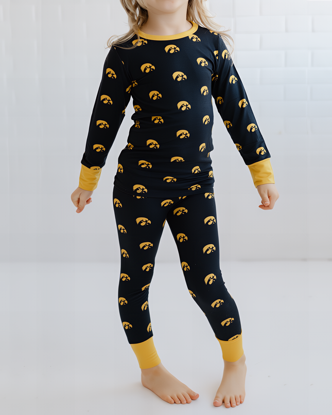 Iowa Hawkeyes Pajamas Tailgate Tikes 2T