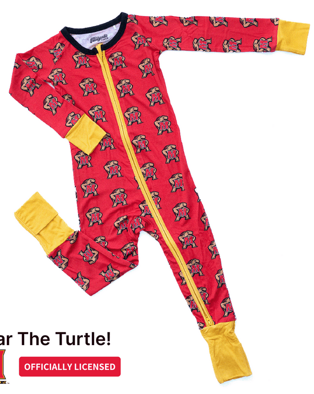 Maryland Terrapins Zippy One-Piece Tailgate Tikes
