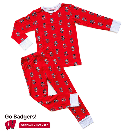 Wisconsin Badgers Two-Piece Pajama Set