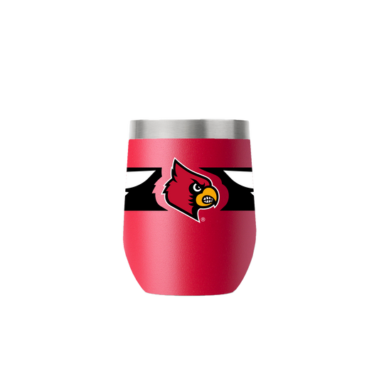 Louisville 12oz Stemless Red Tumbler