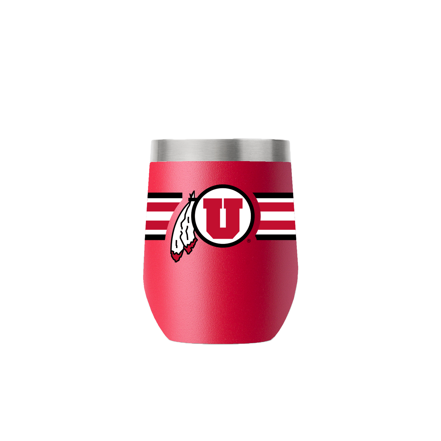 Utah 12oz Stemless Red Tumbler