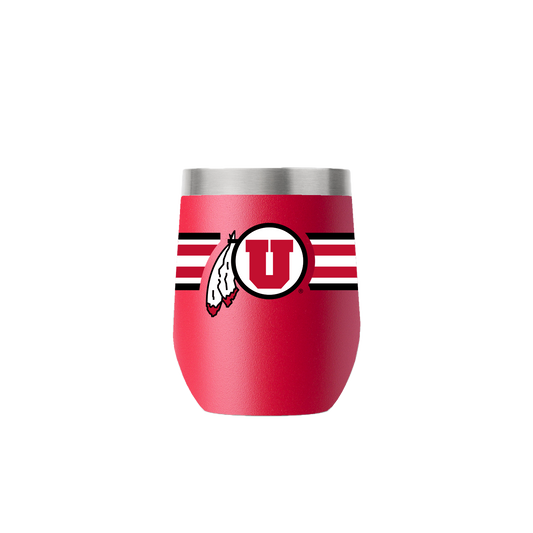 Utah 12oz Stemless Red Tumbler