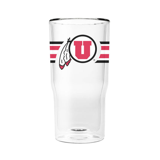 Utah 16oz 2-Pack Glass Tumblers
