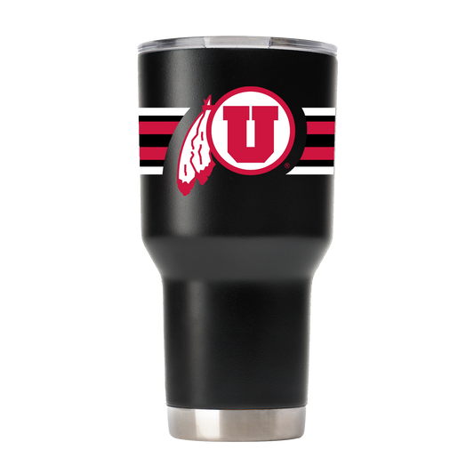 Utah 30oz Black Tumbler