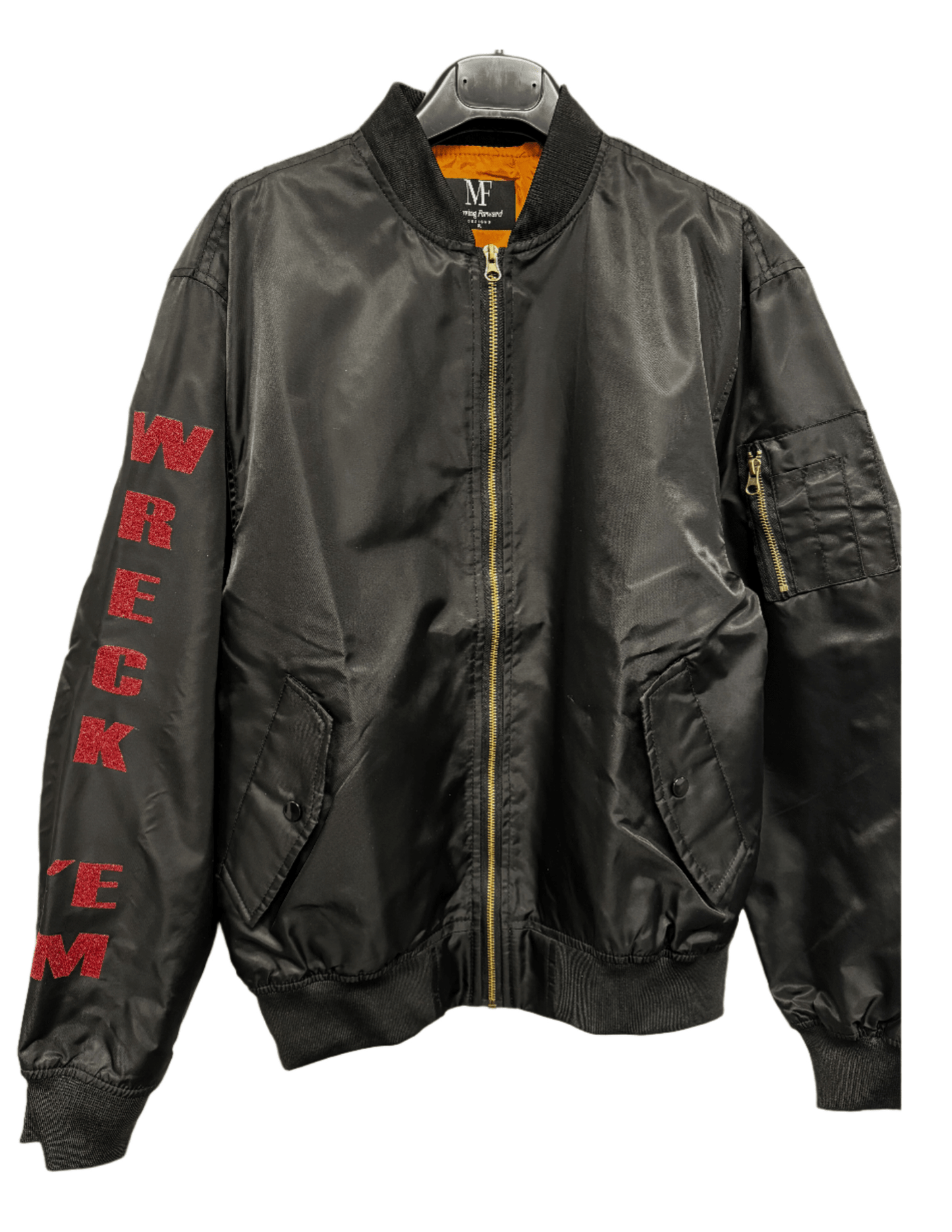 Licensed Game Day, Bomber Black, Texas Tech TT w/ Wreck Em on arm