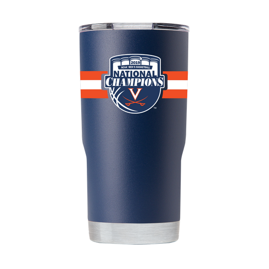 Virginia 20oz National Champs Navy Striped Tumbler