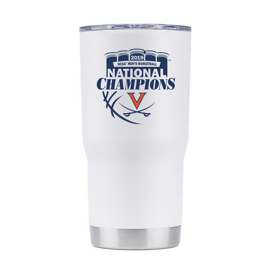 Virginia 20oz National Champs White Tumbler