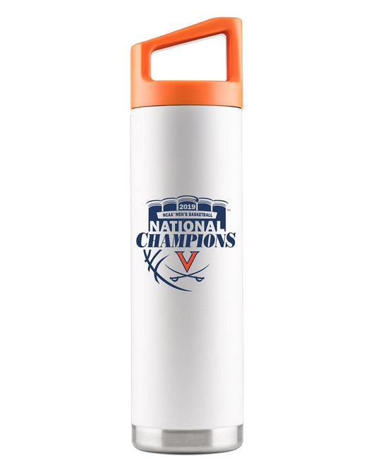 Virginia 22oz White National Champs Bottle