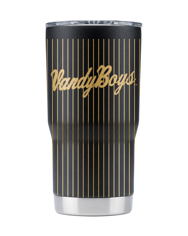 Vanderbilt 20oz "Vandy Boys" Pinstripe Baseball Tumbler