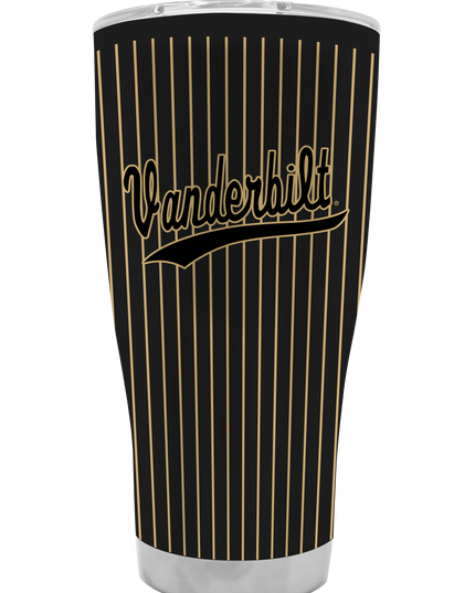 Vanderbilt 30oz Baseball Pinstripe Tumbler
