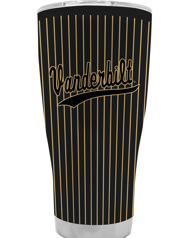 Vanderbilt 30oz Baseball Pinstripe Tumbler