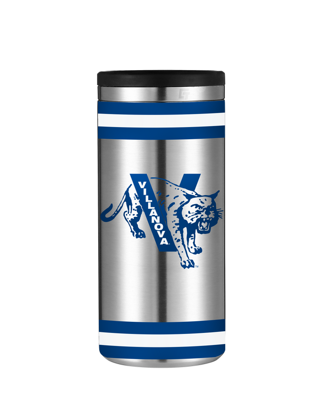 Villanova Vault Collection Stainless Steel Skinny Can Koozie