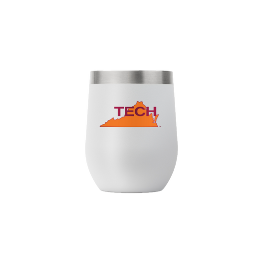Virginia Tech College Vault 12oz Stemless Tumbler