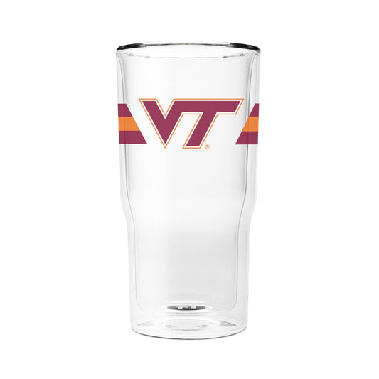 Virginia Tech 16oz 2-Pack Glass Tumblers