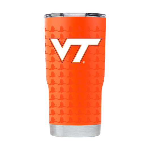 Virginia Tech 20oz Orange Full Wrap Tumbler