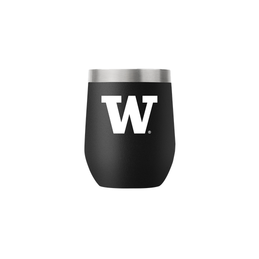 Washington 12oz Stemless Black Tumbler