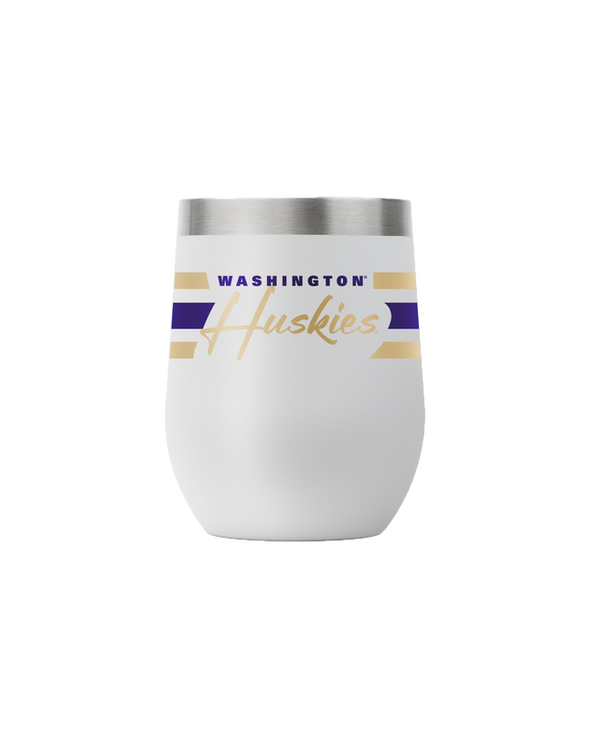 Washington 12oz Script Stemless Light Gray Tumbler