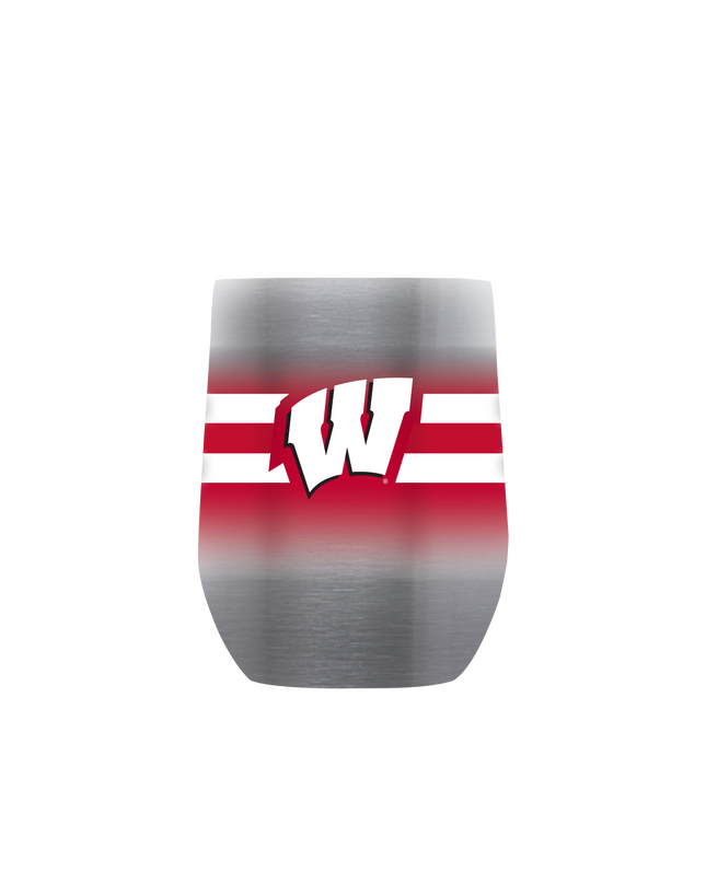Wisconsin 12oz Stemless Tumbler
