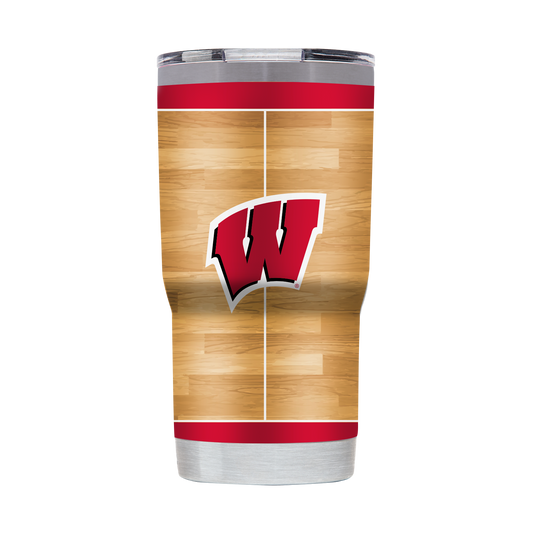Wisconsin 20oz Basketball Court Tumbler