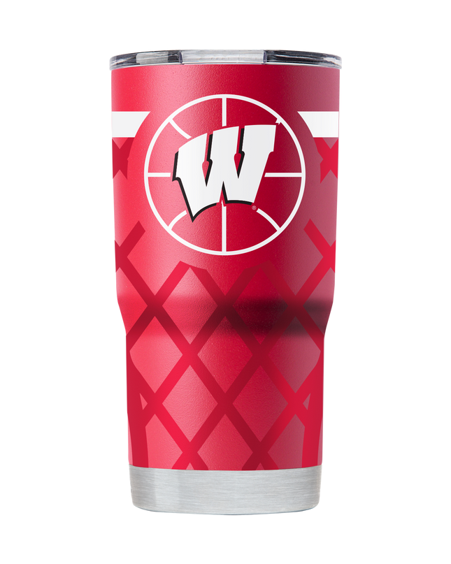 Wisconsin 20oz Basketball Tumbler