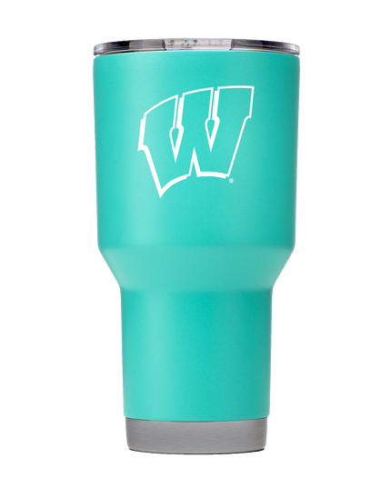 Wisconsin 30oz Teal Tumbler