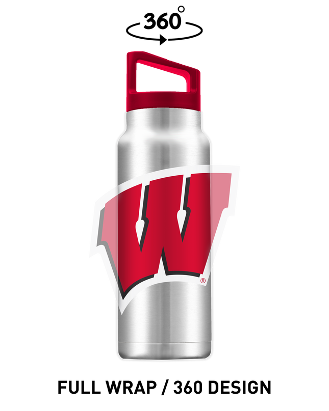 Wisconsin 40oz Stainless Steel Bottle