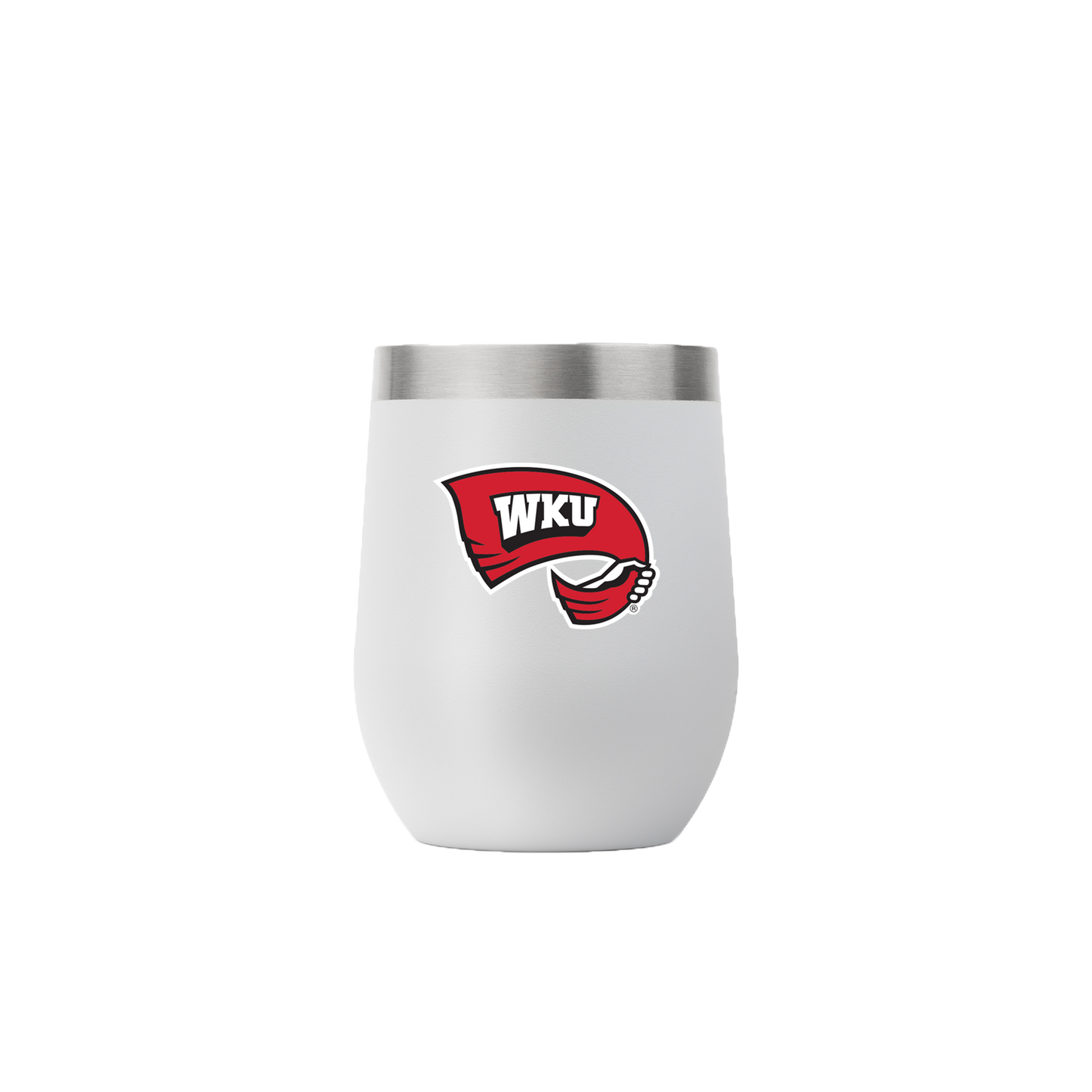 Western Kentucky 12oz Stemless Light Gray Tumbler
