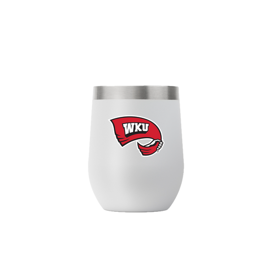 Western Kentucky 12oz Stemless Light Gray Tumbler
