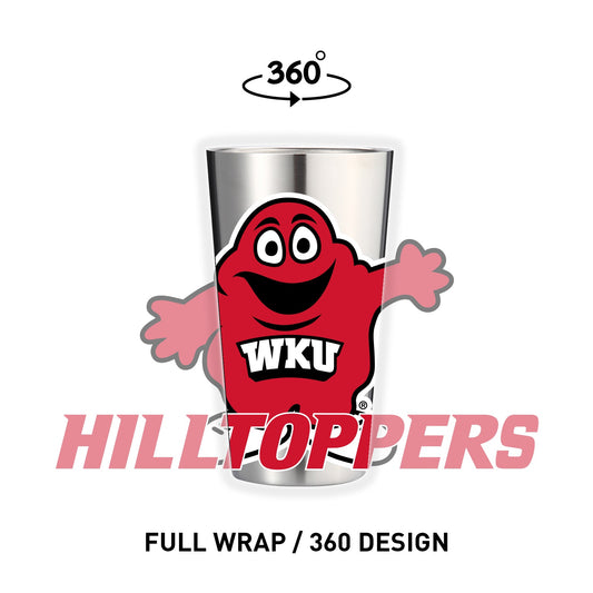Western Kentucky 16oz Stainless Pint