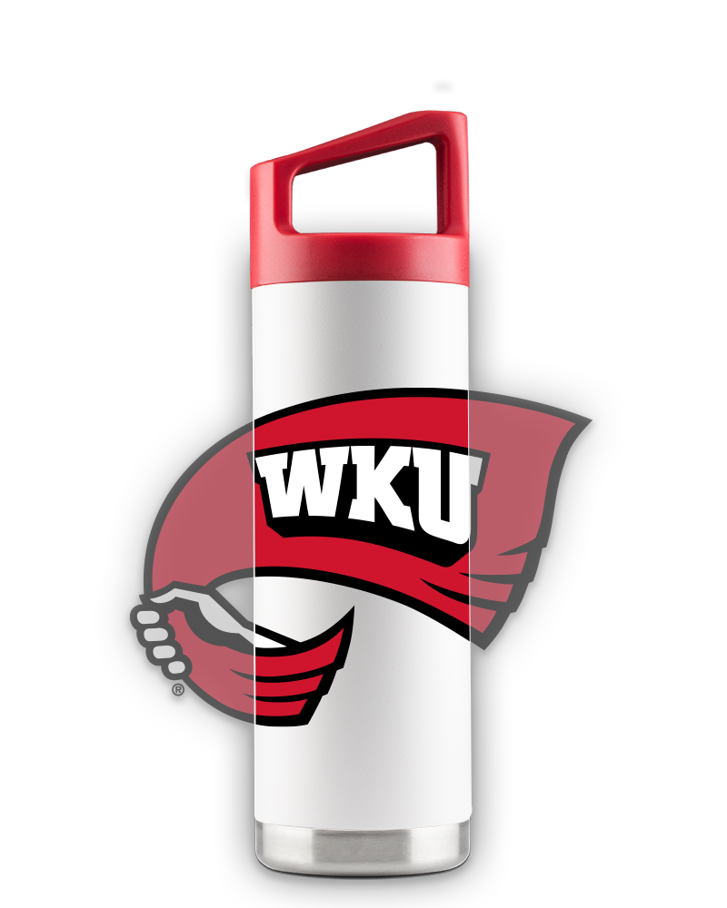 Western Kentucky 16oz White Youth Bottle