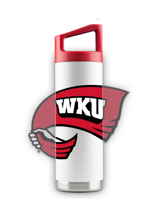 Western Kentucky 16oz White Youth Bottle