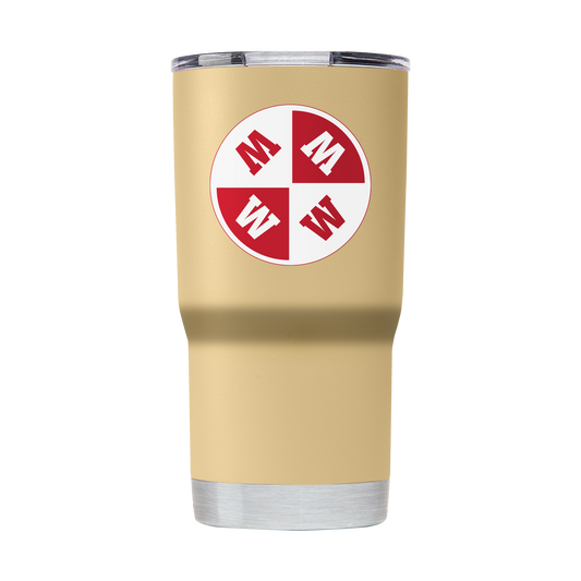 Western Kentucky College Vault 20oz Gold Tumbler