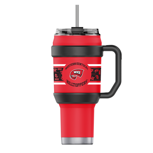 Western Kentucky 40oz Stainless Steel Tumbler - Red