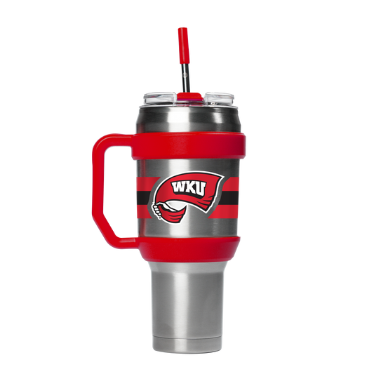 Western Kentucky 40oz Stainless Steel Tumbler