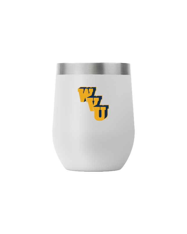 West Virginia College Vault 12oz Stemless Tumbler