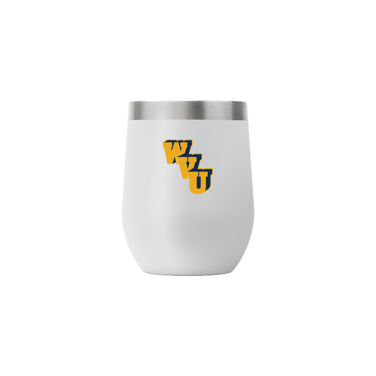 West Virginia College Vault 12oz Stemless Tumbler
