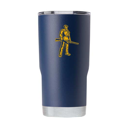 West Virginia 20oz "Mountaineer" Navy Tumbler