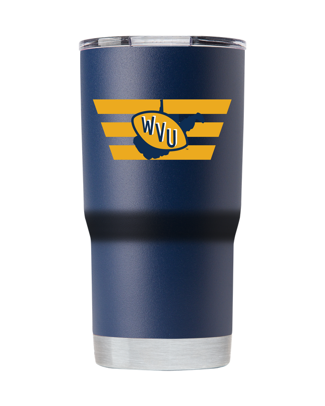 West Virginia College Vault 20oz "WVU" Tumbler