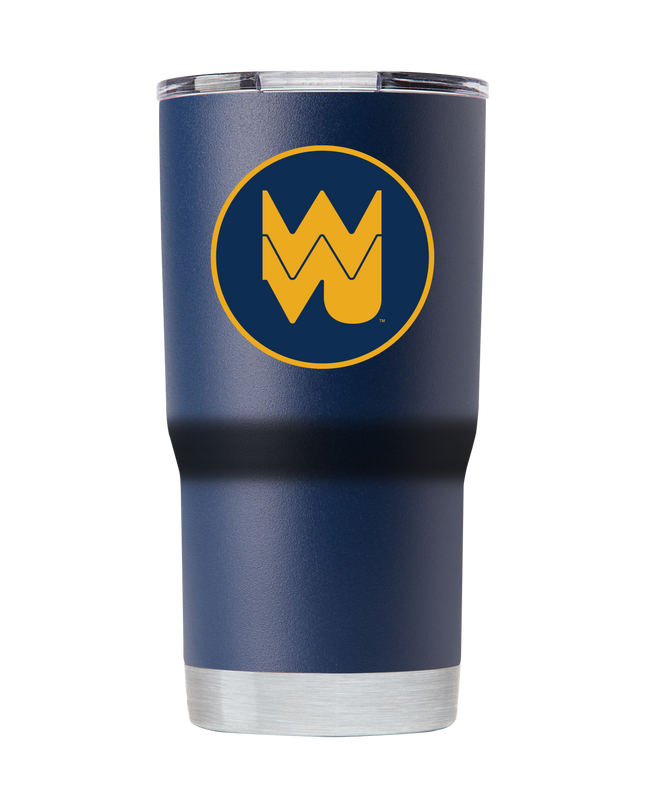 West Virginia College Vault 20oz "Circle WVU" Tumbler