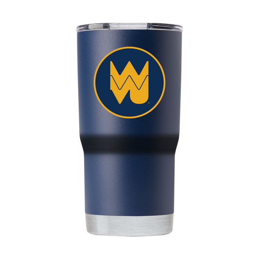 West Virginia College Vault 20oz "Circle WVU" Tumbler