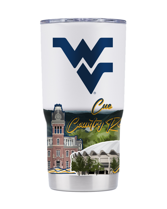 West Virginia 20oz Campus Icons Tumbler