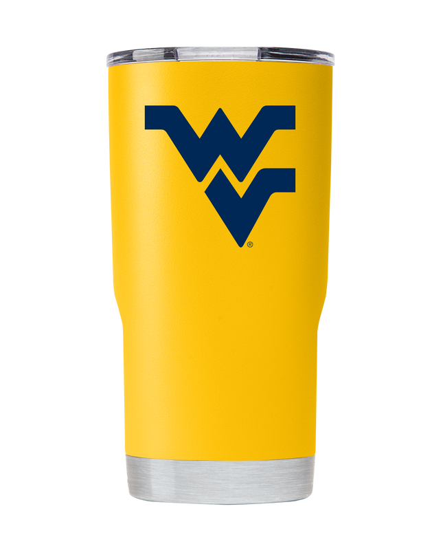 West Virginia 20oz Yellow Tumbler