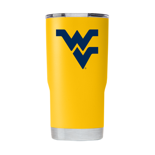 West Virginia 20oz Yellow Tumbler